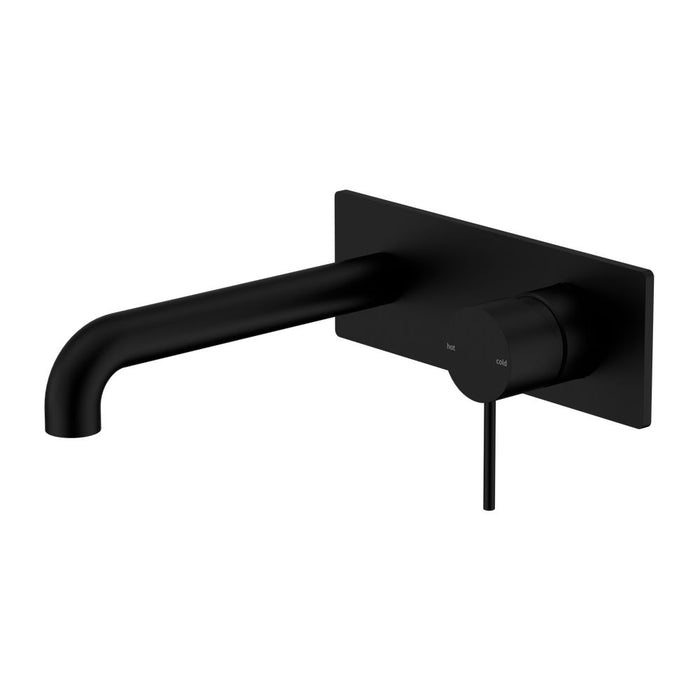 Nero Mecca Wall Basin/Bath Mixer - Matte Black-blue-leaf-bathware