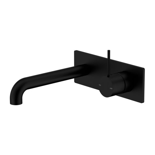 Nero Mecca Wall Basin/Bath Mixer Handle Up - Matte Black-blue-leaf-bathware