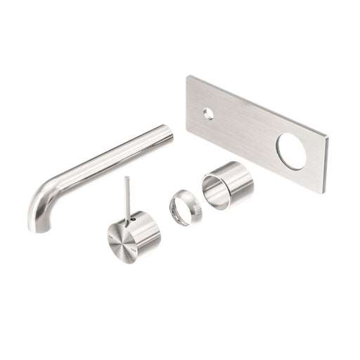 Nero Mecca Wall Basin/Bath Mixer Handle Up (Trim Kit Only) - Brushed Nickel-blue-leaf-bathware