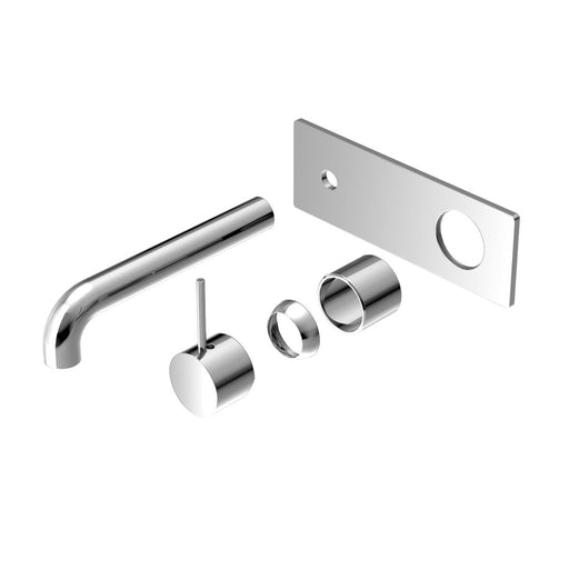 Nero Mecca Wall Basin/Bath Mixer Handle Up (Trim Kit Only) - Chrome-blue-leaf-bathware