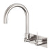 Nero Mecca Wall Basin/Bath Mixer Swivel Spout Handle Up - Brushed Nickel-NR221910pBN-blue-leaf-bathware