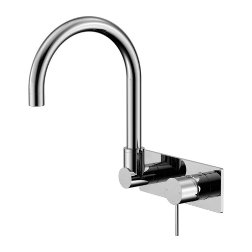 Nero Mecca Wall Basin/Bath Mixer Swivel Spout - Chrome-NR221910qCH-blue-leaf-bathware