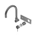 Nero Mecca Wall Basin/Bath Mixer Swivel Spout (Trim Kit Only) - Gun Metal-NR221910qTGM-blue-leaf-bathware