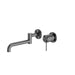 Nero Mecca Wall Basin/Bath Mixer Swivel Spout 225mm - Gun Metal-NR221910RGM-blue-leaf-bathware