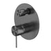 Nero Mecca Shower Mixer With Diverter - Gun Metal-NR221911aGM-blue-leaf-bathware