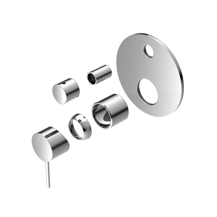 Nero Mecca Shower Mixer With Diverter (Trim Kit Only) - Chrome-NR221911aTCH-blue-leaf-bathware