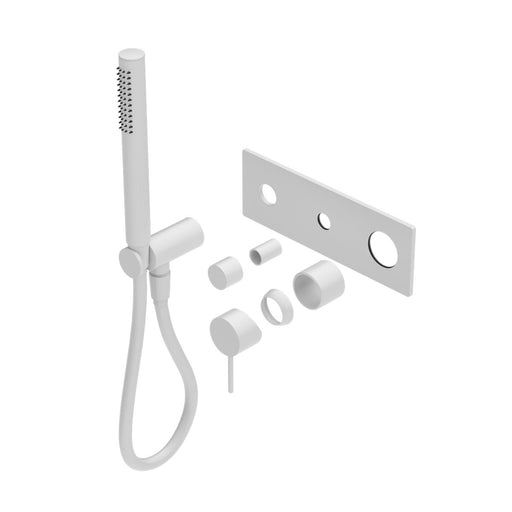 Nero Mecca Shower Mixer Diverter System (Trim Kit Only) - Matte White-NR221912eTMW-blue-leaf-bathware