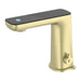 Nero Claudia Sensor Mixer With Black Top Display - Brushed Gold-NR222101BG-blue-leaf-bathware