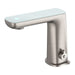 Nero Claudia Sensor Mixer With White Top Display - Brushed Nickel-NR222102BN-blue-leaf-bathware