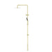 Nero Round Project Twin Shower - Brushed Gold-NR232105fBG-blue-leaf-bathware