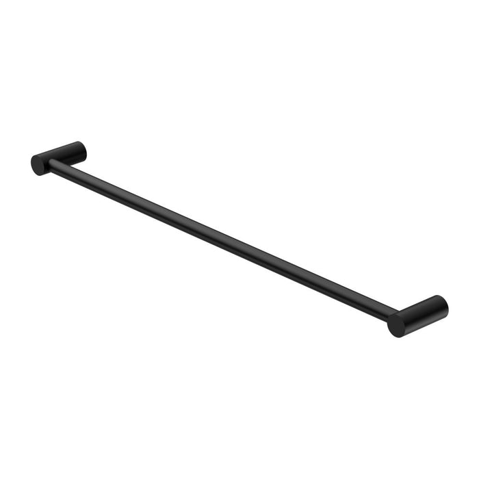 Nero Mecca II Single Towel Rail - Matte Black-blue-leaf-bathware