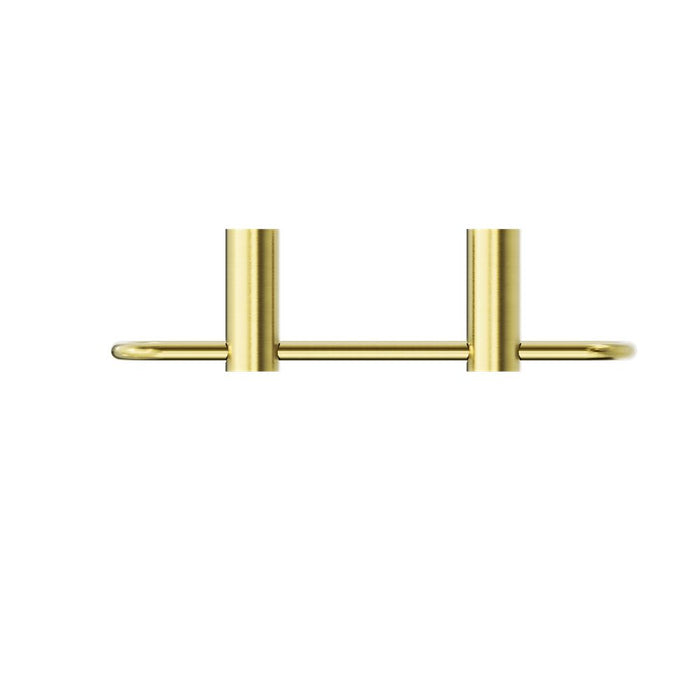 Nero Mecca II Towel Ring - Brushed Gold-NR2380aBG-blue-leaf-bathware