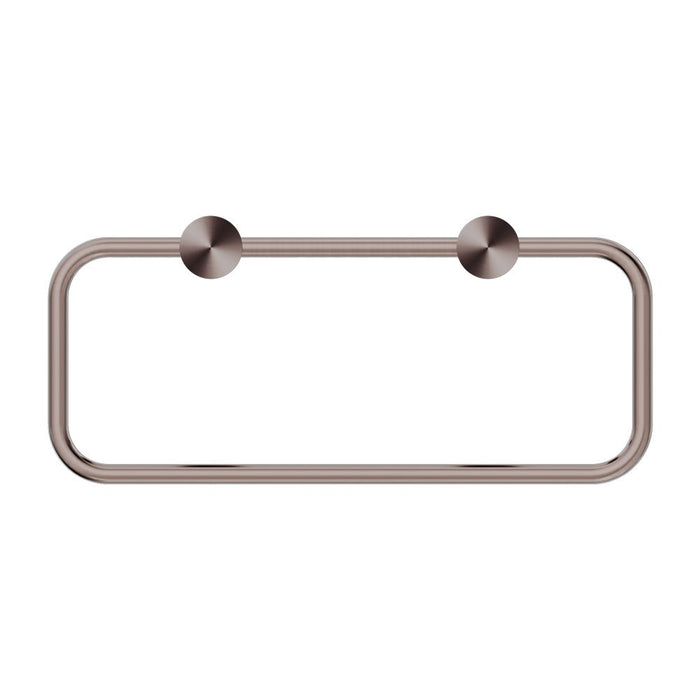 Nero Mecca II Towel Ring - Brushed Bronze-NR2380aBZ-blue-leaf-bathware