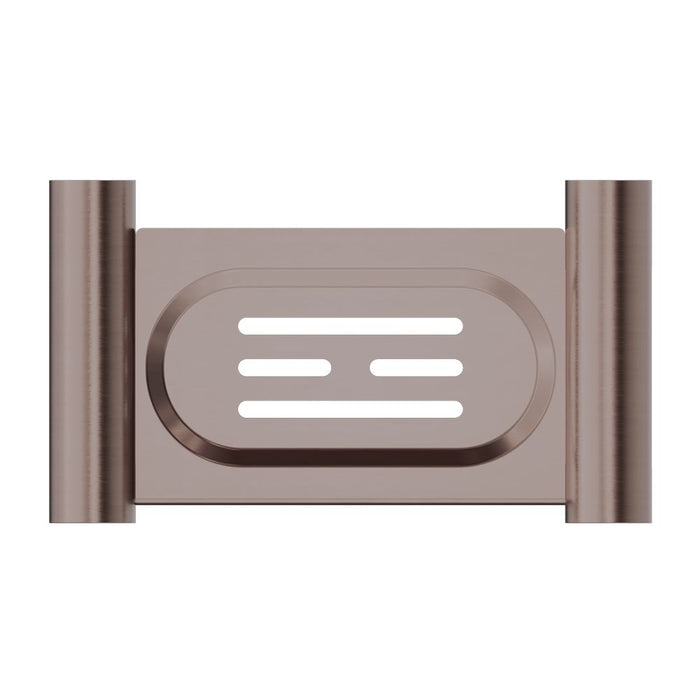 Nero Mecca II Soap Dish Holder - Brushed Bronze-NR2381BZ-blue-leaf-bathware