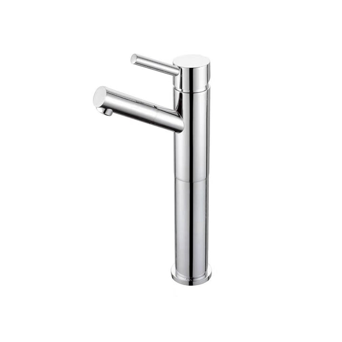 Nero Dolce Tall Basin Mixer Angle Spout - Chrome-NR250801aCH-blue-leaf-bathware