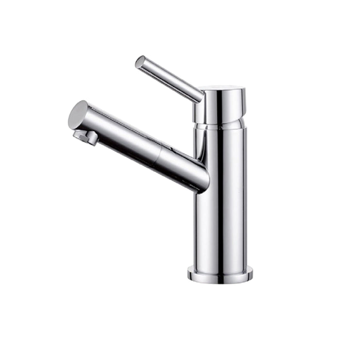 Nero Dolce Basin Mixer Angel Spout - Chrome-NR250801CH-blue-leaf-bathware