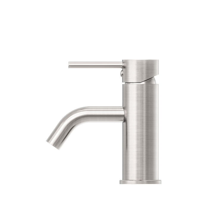 Nero Dolce Basin Mixer Stylish Spout - Brushed Nickel-NR250802aBN-blue-leaf-bathware