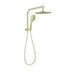 Nero Mecca 2 In 1 Twin Shower - Brushed Gold-NR250805bBG-blue-leaf-bathware