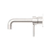 Nero Dolce Wall Basin/Bath Mixer - Brushed Nickel-NR250810bBN-blue-leaf-bathware