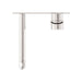 Nero Dolce Wall Basin/Bath Mixer - Brushed Nickel-NR250810bBN-blue-leaf-bathware