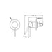 Nero Dolce Shower Mixer - Matte Black-NR250811MB-blue-leaf-bathware