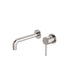 Nero Dolce Wall Basin/Bath Mixer Separate Back Plate - Brushed Nickel-NR250810cBN-blue-leaf-bathware