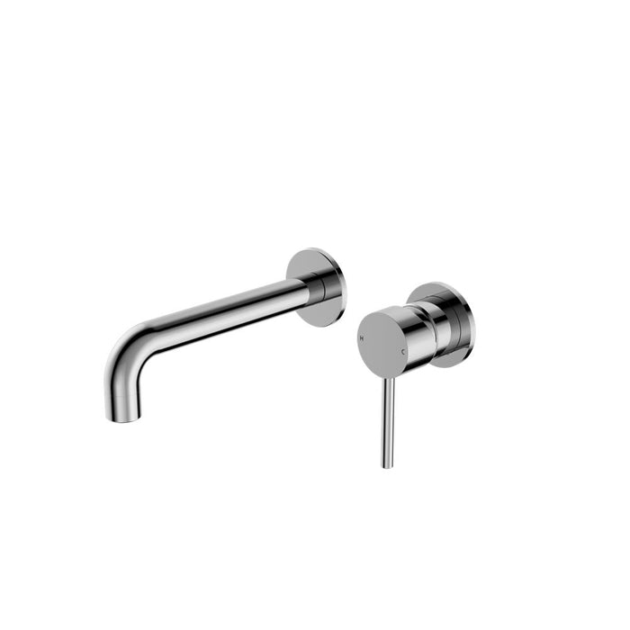 Nero Dolce Wall Basin/Bath Mixer Separate Back Plate - Chrome-NR250810cCH-blue-leaf-bathware