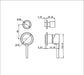 Nero Dolce Shower Mixer With Diverter Separate Back Plate (Trim Kit Only) - Chrome-NR250811eTCH-blue-leaf-bathware