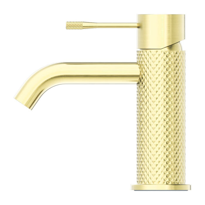 Nero Opal Basin Mixer - Brushed Gold-NR251901BG-blue-leaf-bathware