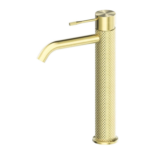 Nero Opal Tall Basin Mixer - Brushed Gold-NR251901aBG-blue-leaf-bathware