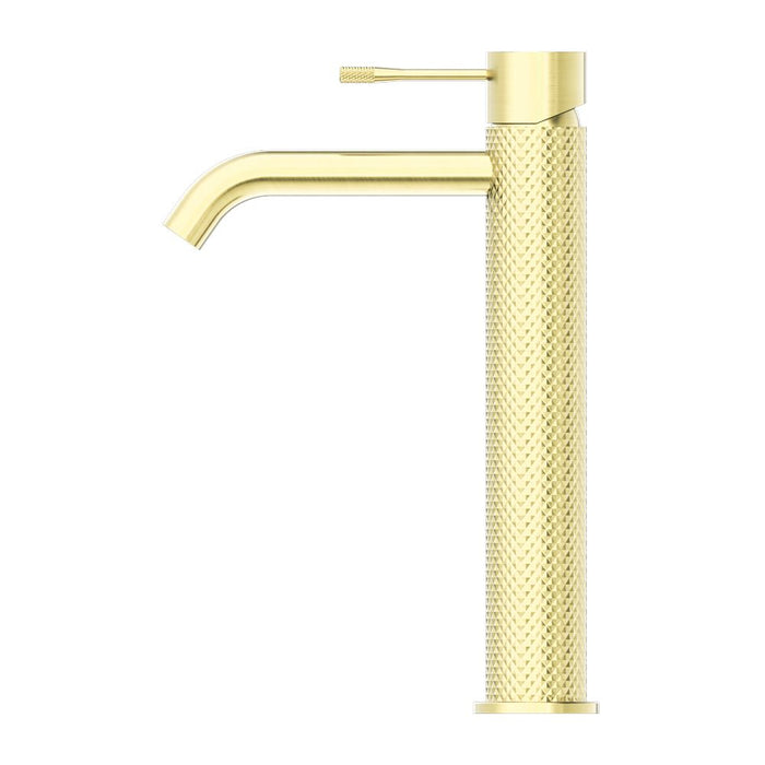 Nero Opal Tall Basin Mixer - Brushed Gold-NR251901aBG-blue-leaf-bathware