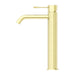 Nero Opal Tall Basin Mixer - Brushed Gold-NR251901aBG-blue-leaf-bathware