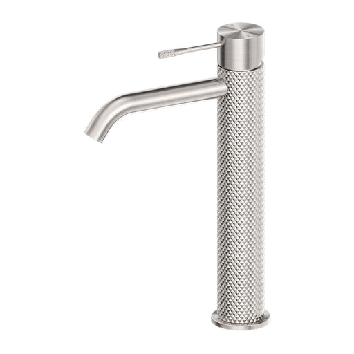 Nero Opal Tall Basin Mixer - Brushed Nickel-NR251901aBN-blue-leaf-bathware