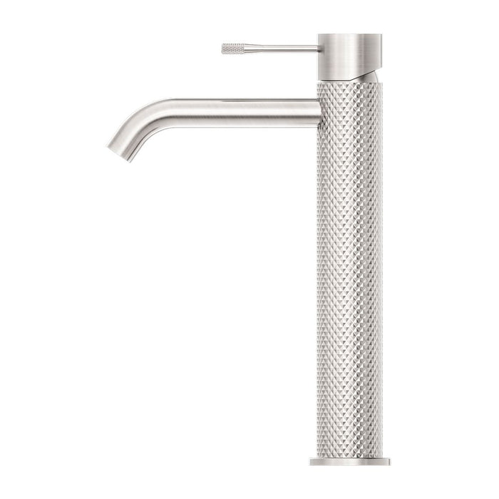 Nero Opal Tall Basin Mixer - Brushed Nickel-NR251901aBN-blue-leaf-bathware