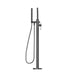 Nero Opal Freestanding Bath Mixer With Hand Shower - Graphite-NR251903aGR-blue-leaf-bathware