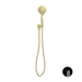 Nero Opal Shower On Bracket With Air Shower - Brushed Gold-NR251905BG-blue-leaf-bathware