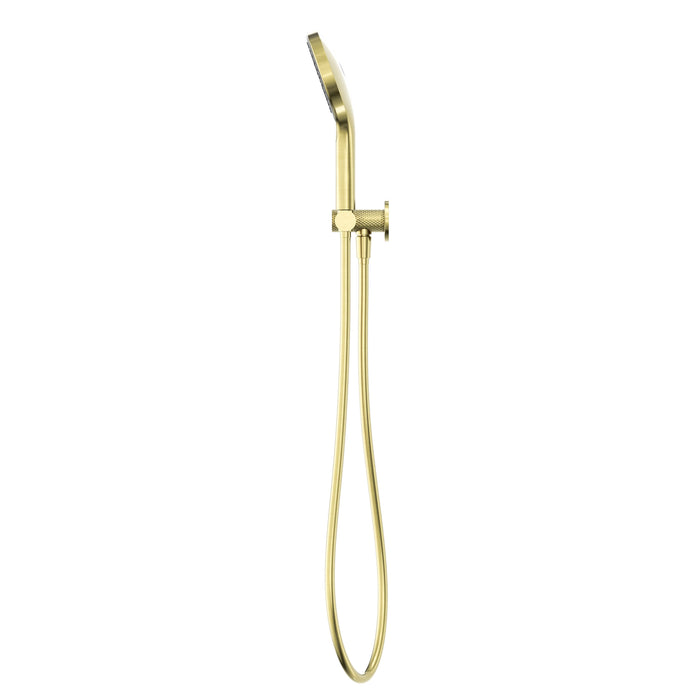 Nero Opal Shower On Bracket With Air Shower II - Brushed Gold-NR251905FBG-blue-leaf-bathware