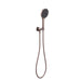 Nero Opal Shower On Bracket With Air Shower II - Brushed Bronze-NR251905FBZ-blue-leaf-bathware