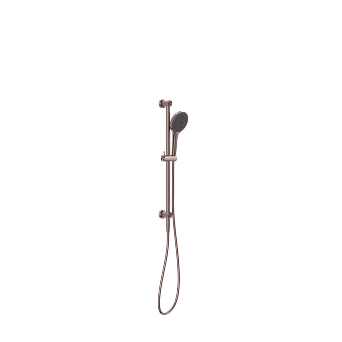 Nero Opal Shower Rail With Air Shower II - Brushed Bronze-NR251905GBZ-blue-leaf-bathware