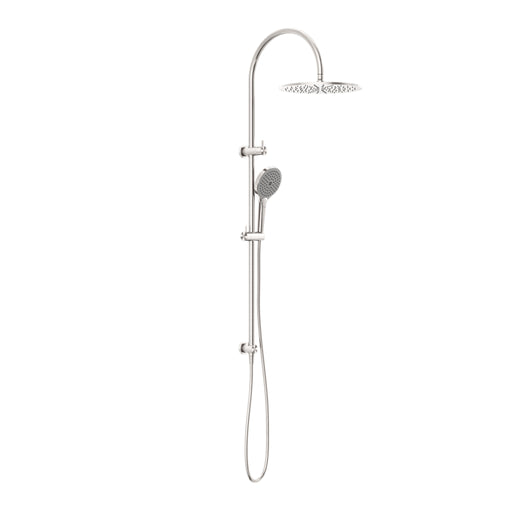 Nero Opal Twin Shower With Air Shower II - Brushed Nickel-NR251905HBN-blue-leaf-bathware