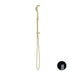 Nero Opal Shower Rail With Air Shower - Brushed Gold-NR251905aBG-blue-leaf-bathware