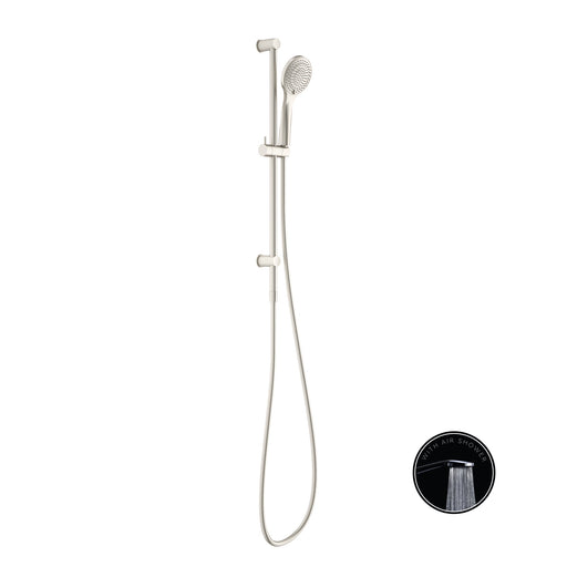 Nero Opal Shower Rail With Air Shower - Brushed Nickel-NR251905aBN-blue-leaf-bathware