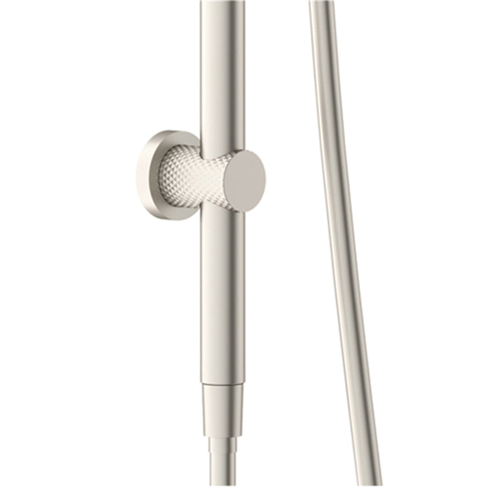 Nero Opal Twin Shower With Air Shower - Brushed Nickel-NR251905bBN-blue-leaf-bathware