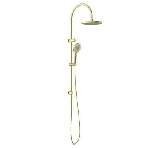 Nero Opal Twin Shower - Brushed Gold-NR251905eBG-blue-leaf-bathware