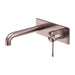 Nero Opal Wall Basin/Bath Mixer - Brushed Bronze-blue-leaf-bathware