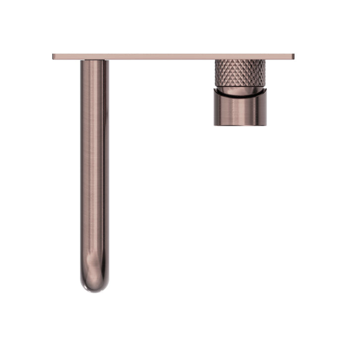 Nero Opal Wall Basin/Bath Mixer - Brushed Bronze-blue-leaf-bathware