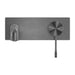 Nero Opal Wall Basin/Bath Mixer - Graphite-blue-leaf-bathware