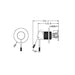 Nero Opal Shower Mixer 80mm Plate - Brushed Bronze-NR251909BZ-blue-leaf-bathware