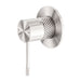 Nero Opal Shower Mixer 80mm Plate - Brushed Nickel-NR251909BN-blue-leaf-bathware