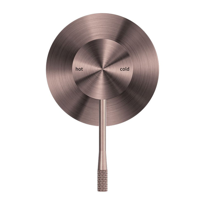 Nero Opal Shower Mixer 80mm Plate - Brushed Bronze-NR251909BZ-blue-leaf-bathware